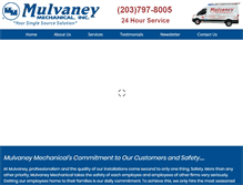 Tablet Screenshot of mulvaneymechanical.com